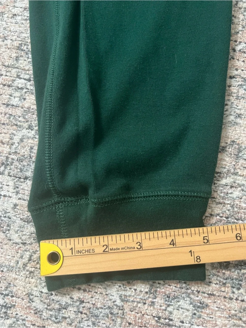J.Crew Heritage Brushed Rib Knit Jogger Pants Men’s L Tall Green 100% Cotton
